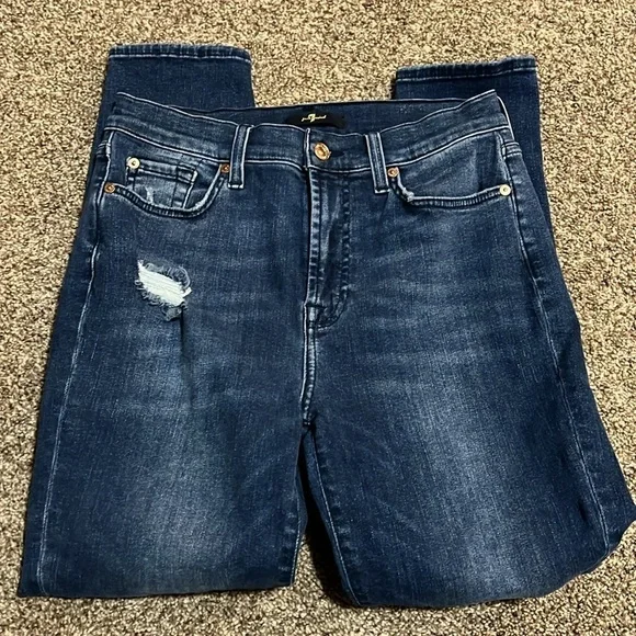 7 For All Mankind High Waist Gwenevere jeans - Picture 3 of 7